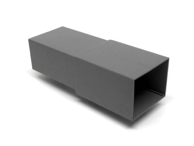 Afvoer pvc lijm-Stadsuitloop verlengstuk-60x80mm - 2