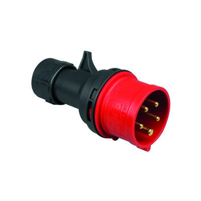 CEE-16A-5polig-rood