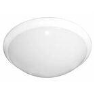 Plafond wand armatuur - E27 rond opaalkap - Ø33cm - wit