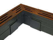 Lijngoot_hoekstuk_smal_cortenstaal_155x155mm_aansluiting_recht