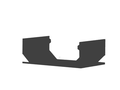 Aluminium_sleufgoot_verbindingsstuk_zwart