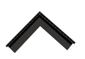 Aluminium_sleufgoot_buitenhoek_zwart