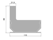 Aluminium_sleufgoot_eindstuk_links