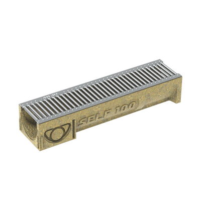 Anrin lijngoot type SELF-100 incl. gegalv. sleufrooster A15 50x12,2x9,6 cm