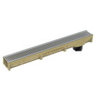 Anrin lijngoot type SELF-100 incl. gegalv. sleufrooster A15 100x12,2x9,6cm met uitloop 110mm