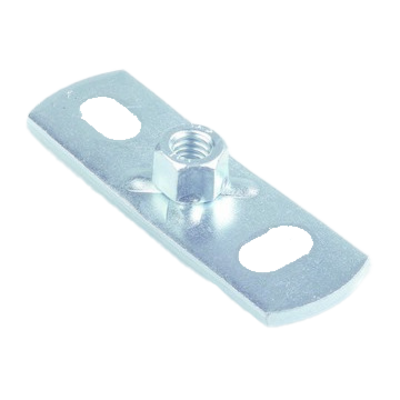 staal muurplaat m8 vrijstaand