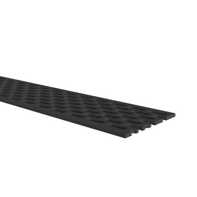 ventilatieprofiel op rol 50mm zwart