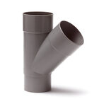 Afvoer pvc lijm - T-stuk 45° - 3x mof - 70mm