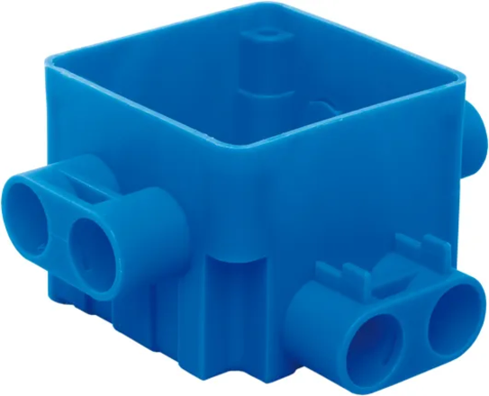 Centraldoos blauw ongelijk