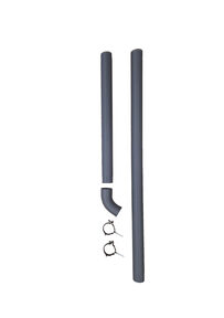 Dakdoorvoerpakket 90mm rond  – RAL97024 Antraciet